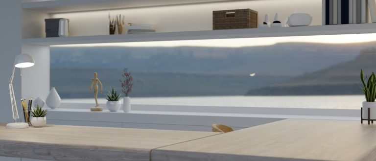 חיפוי זכוכית למטבח