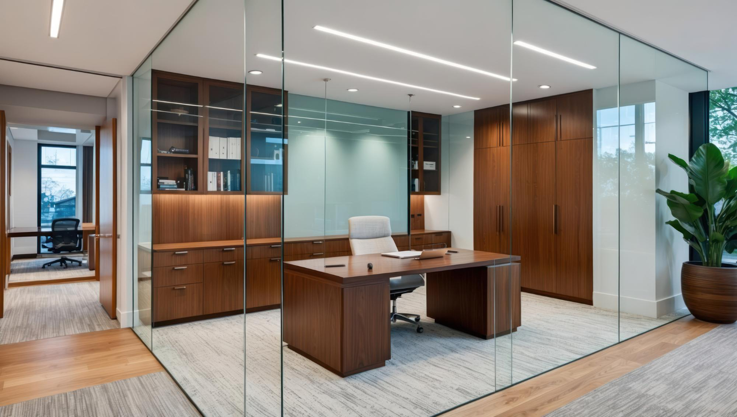 מחיצות זכוכית למשרדים
