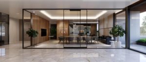 מחיצות זכוכית דקורטיביות